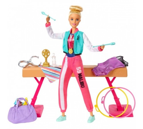 barbie gjm72 set de joc "gimnasta"