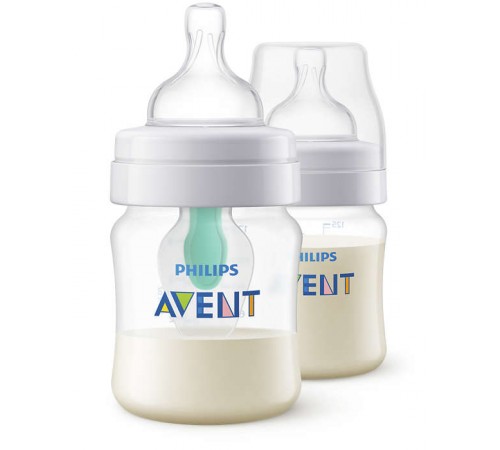 Avent SCF810/24 Бутылочка Anti-Colic с клапаном AirFree 125 мл. (0 м. +) 2 шт. avent scf810/24 Бутылочка anti-colic с клапаном airfree 125 мл. (0 м. +) 2 шт.