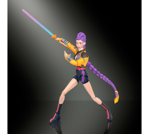 k-pop demon hunters jry30 figurină rumi "how it's done" cu accesorii (15,7 cm)