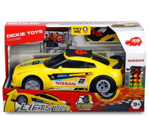Dickie 3764010 Машина "Nissan GTR" со звуком и светом  dickie 3764010 Машина "nissan gtr" со звуком и светом