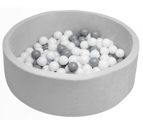 Детский&nbsp;магазин в Кишиневе в Молдове new baby 52588 Детский сухой бассейн с мячами (серый)
