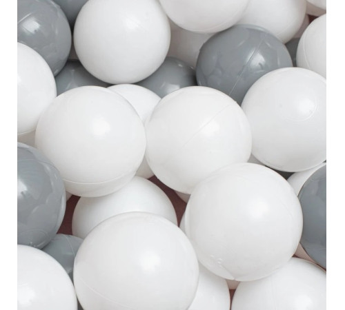 new baby 52588 Детский сухой бассейн с мячами (серый)