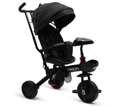 babymix 56314 triciclu peony eva negru