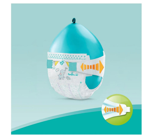 pampers active baby 4 (9-14 kg.) 62buc.