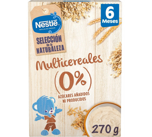 Детское питание в Молдове nestle Каша nature selection Мультизлаковая безмолочная 270 гр. (6 м+)