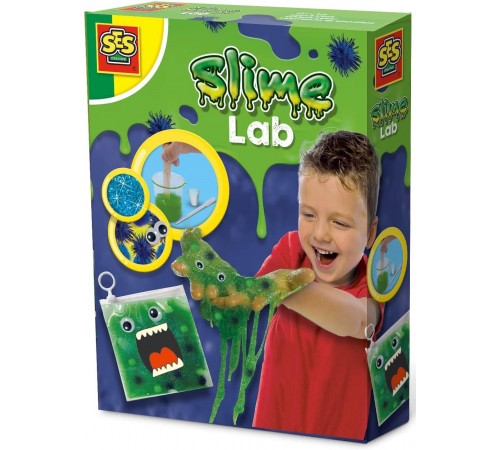 ses creative 15012 set de creativitate "slime lab - monster"