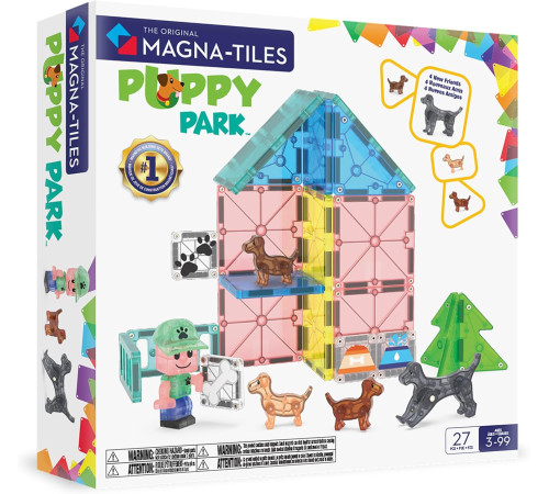 Jucării pentru Copii - Magazin Online de Jucării ieftine in Chisinau Baby-Boom in Moldova magna-tiles 252027mt constructor magnetic "parcul cățelușilor" (27 el.)