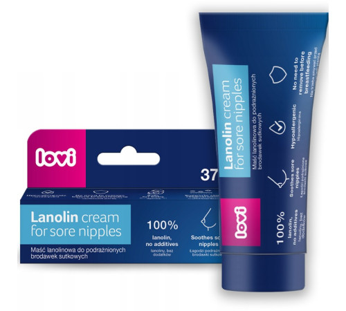 LOVI 14/001 Crema pentru mameloane cu lanolina (37 gr.)  lovi 14/001 crema pentru mameloane cu lanolina (37 gr.)