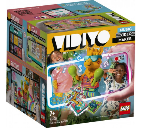  lego vidiyo 43105 Конструктор "Битбокс Лама тусовщица" (82 дет.)