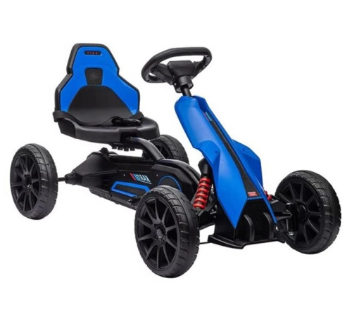  baby mix 57542 kart cu pedale go-kart speedster (albastru)