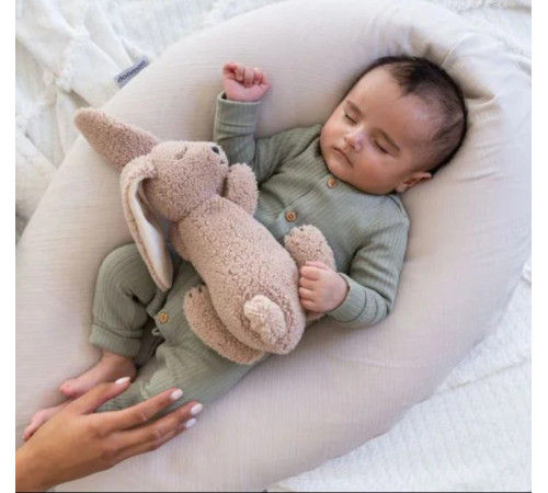 doomoo pernă pentru gravide și alăptare comfy big (190 cm) tetra almond