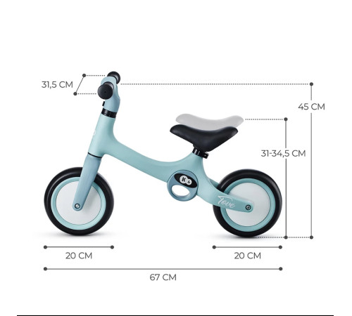 kinderkraft run bike tove mint