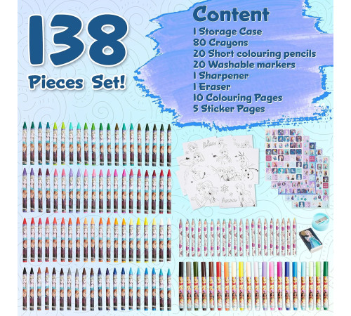 total office fze-1115 set de pictura "disney frozen" (148 piese)