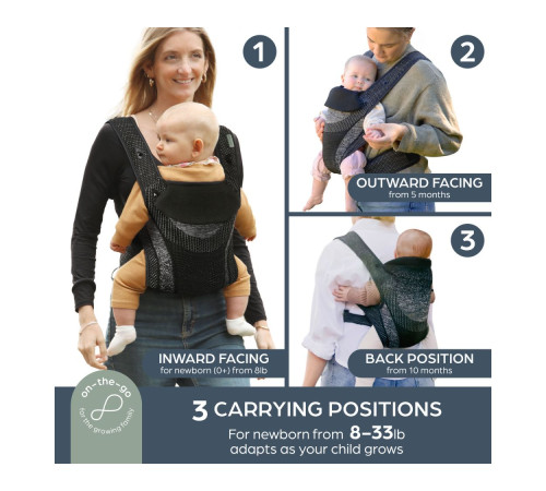 dreambaby l2459 Рюкзак-переноска "inspire" (чёрный)