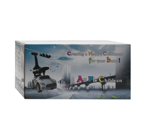 baby mix ur-bej919 racer Машина детская c ручкой зеленая