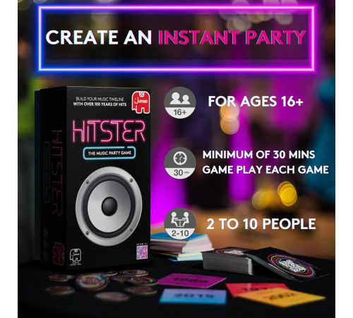 jumbo 100132j Настольная игра "party game hitster"