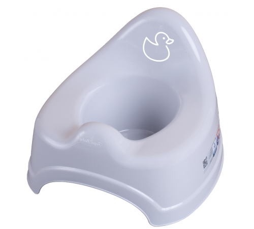  tega baby Горшок "Уточка" dk-091-122 серый