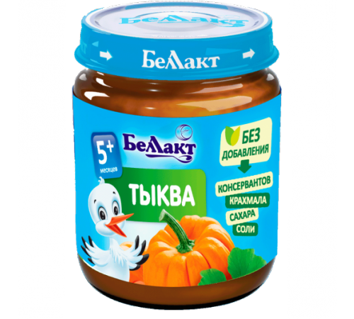 Беллакт Пюре из тыквы 100 гр. (5 м. +) Детское питание в Молдове Беллакт Пюре из тыквы 100 гр. (5 м. +)