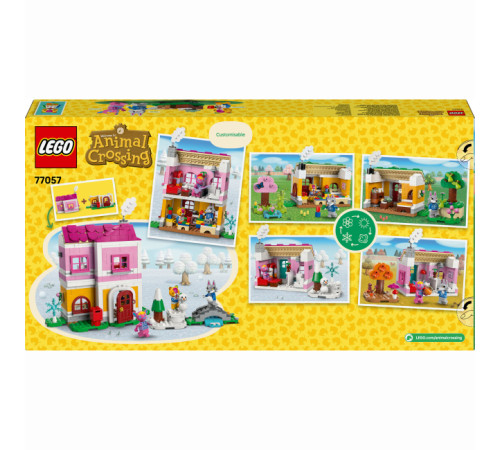 lego animal crossing 77057 constructor "case creative: anotimpuri distractive" (814 el.)