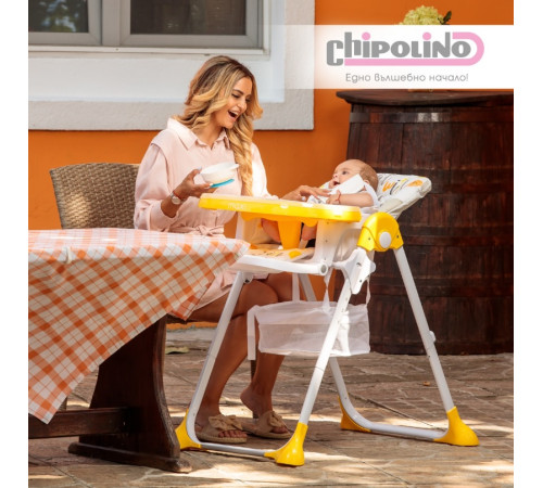 chipolino scaun pentru copii bambino sthbm02302sa sand