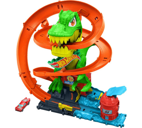 hot wheels jbm73  set de joc "t-rex blaze battle"