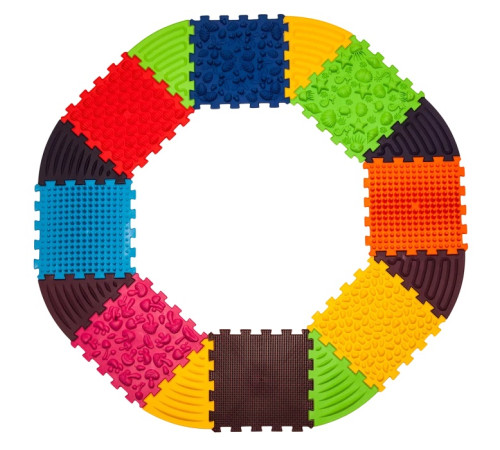 Ortek 12732 Covoraș ortopedic pentru masaj Puzzle (8+8 el.)  ortek 12732 covoraș ortopedic pentru masaj puzzle (8+8 el.)