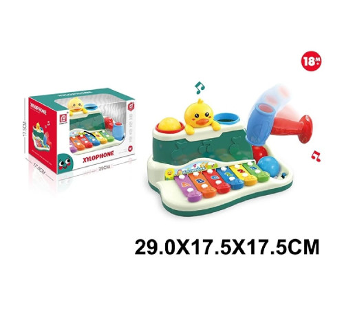 74857 jucărie muzicală "xilofon cu ciocănel"
