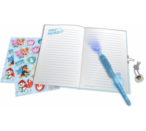 paw patrol pw19970 jurnal "paw patrol" cu pix magic si autocolante