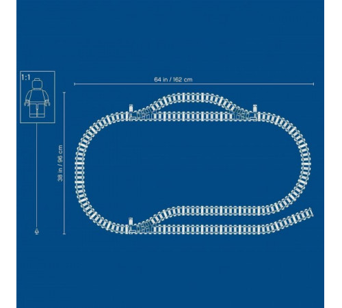 lego city 60205 constructor "rails" (20 el.)