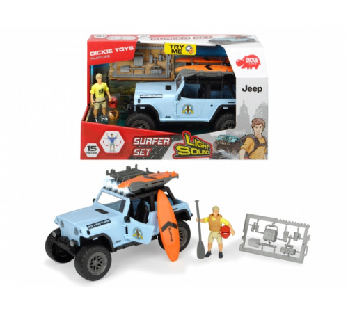 dickie 3834001 set de joc "surfer" seria playlife