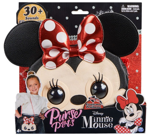 purse pets 6067385 geantă interactivă "minnie mouse"