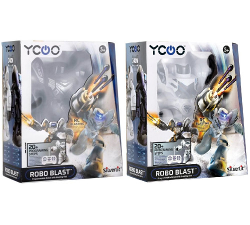 ycoo 7530-88061 robot cu radio control "robo blast" în sort.