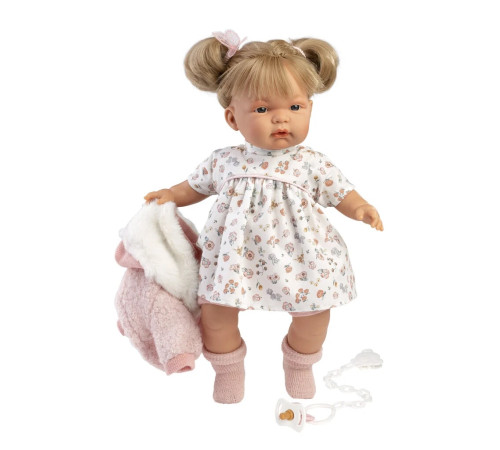 llorens 38356 Интерактивная кукла "joelle chaqueta rosa" (38 см.)