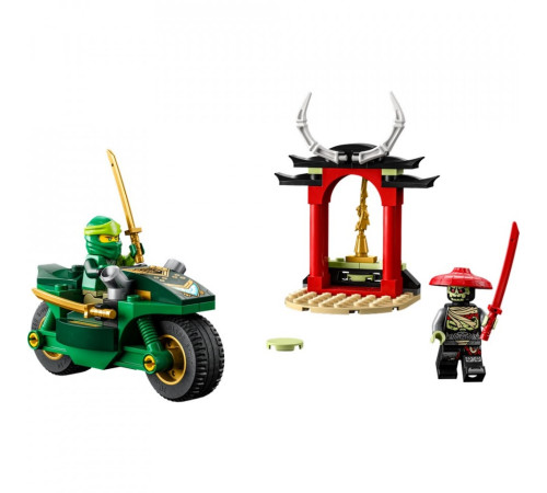 lego ninjago 71788 constructor "bicicleta de stradă ninja a lui lloyd" (64 el.)