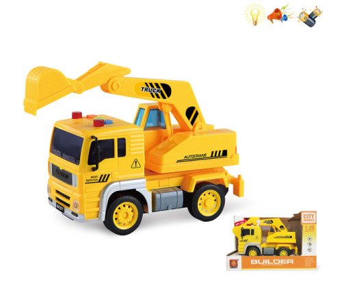 op 200170804 mașină inerțială "excavator" (lumină, sunet) wy511c