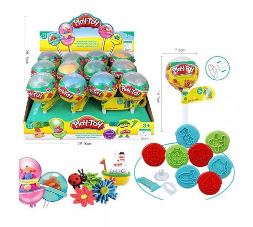  op РЕ04.141 set de plastilina "play-toy"