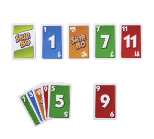 uno 42050 Карточная игра "skip-bo"