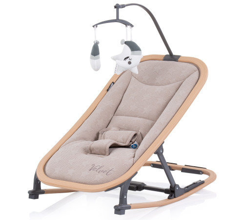 chipolino Шезлонг velvet  shevl02302sa sand+wood