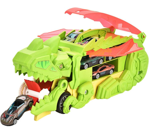 611125 set de joacă "dino truck" cu mașini