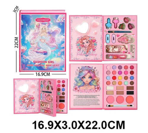 43573 set de cosmetice pentru copii "igoodco make-up set"