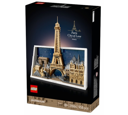  lego architecture 21064 Конструктор "Париж &ndash; город любви" (958 дет.)