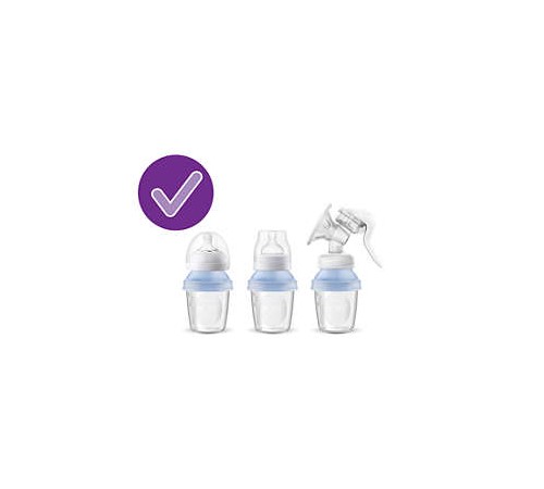 avent scf618/10 containere pentru stocarea laptelui (10х180 ml)