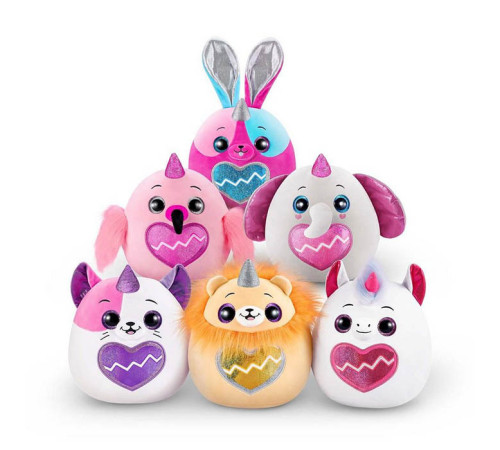zuru 9258 jucărie moale cu accesorii "rainbocorns eggzania" (в асс.)