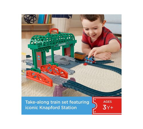 thomas & friends hgx63 set de joacă „gara knapford”