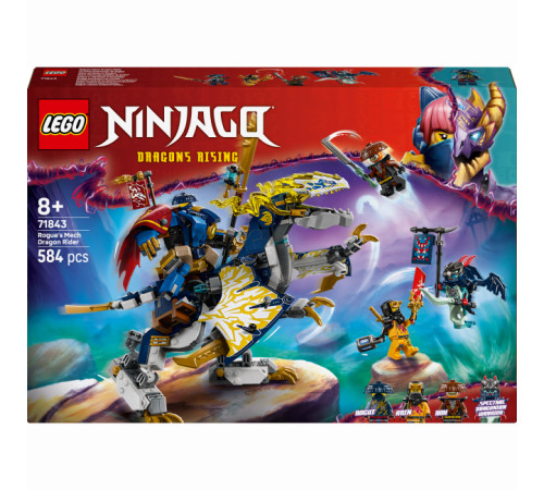 Jucării pentru Copii - Magazin Online de Jucării ieftine in Chisinau Baby-Boom in Moldova lego ninjago 71843 constructor "robot-dragon rider" (584 buc.)