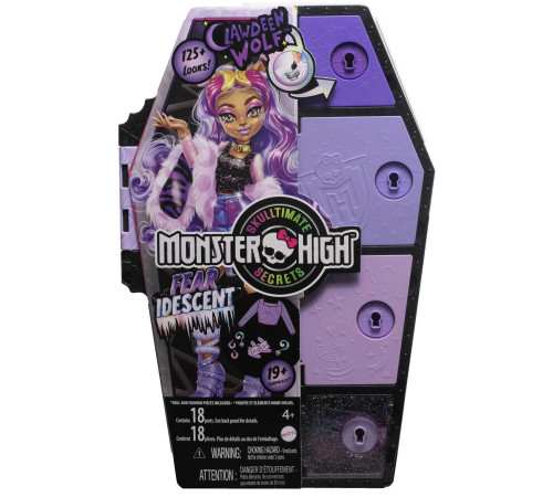 monster high hnf74 papusa "claudine wolfe"