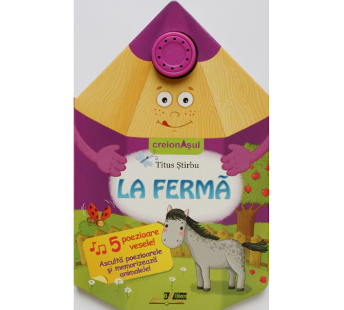 carte cu creioane muzicale "la ferma" (ro)