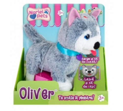 noriel int3657 jucarie de plus interactiva "pets oliver"