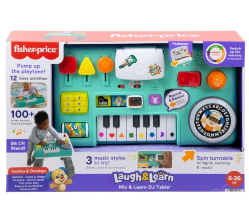 fisher-price hlm43 ​Интерактивный столик "Музыкант"