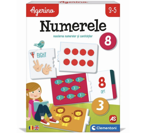 as kids 1024-50883 joc educativ agerino «numerele» 